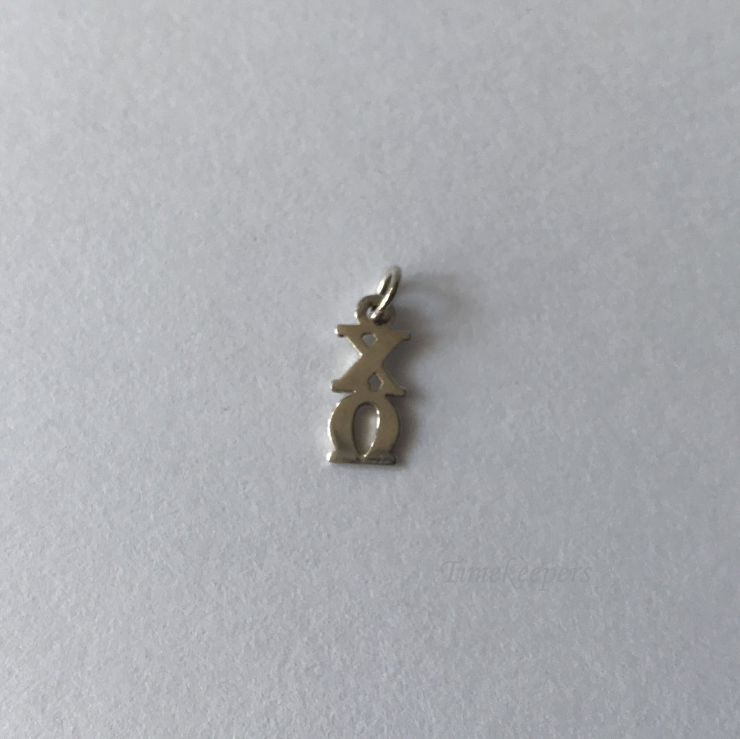 e170 Vintage Silver Tone Charm Pendant