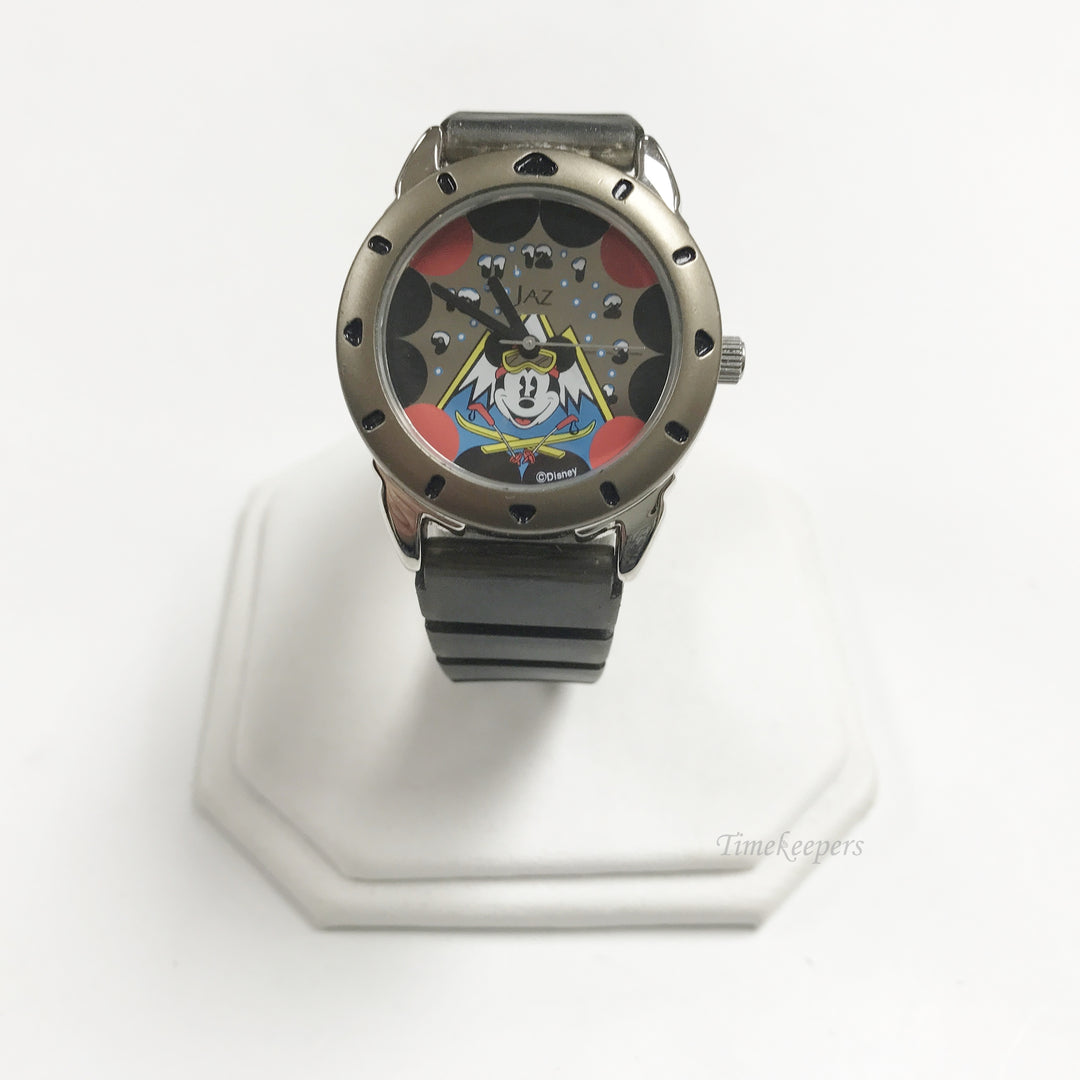 e782 Vintage Disney Mickey Mouse Quartz Japan Mov't Stainless Back Wrist Watch