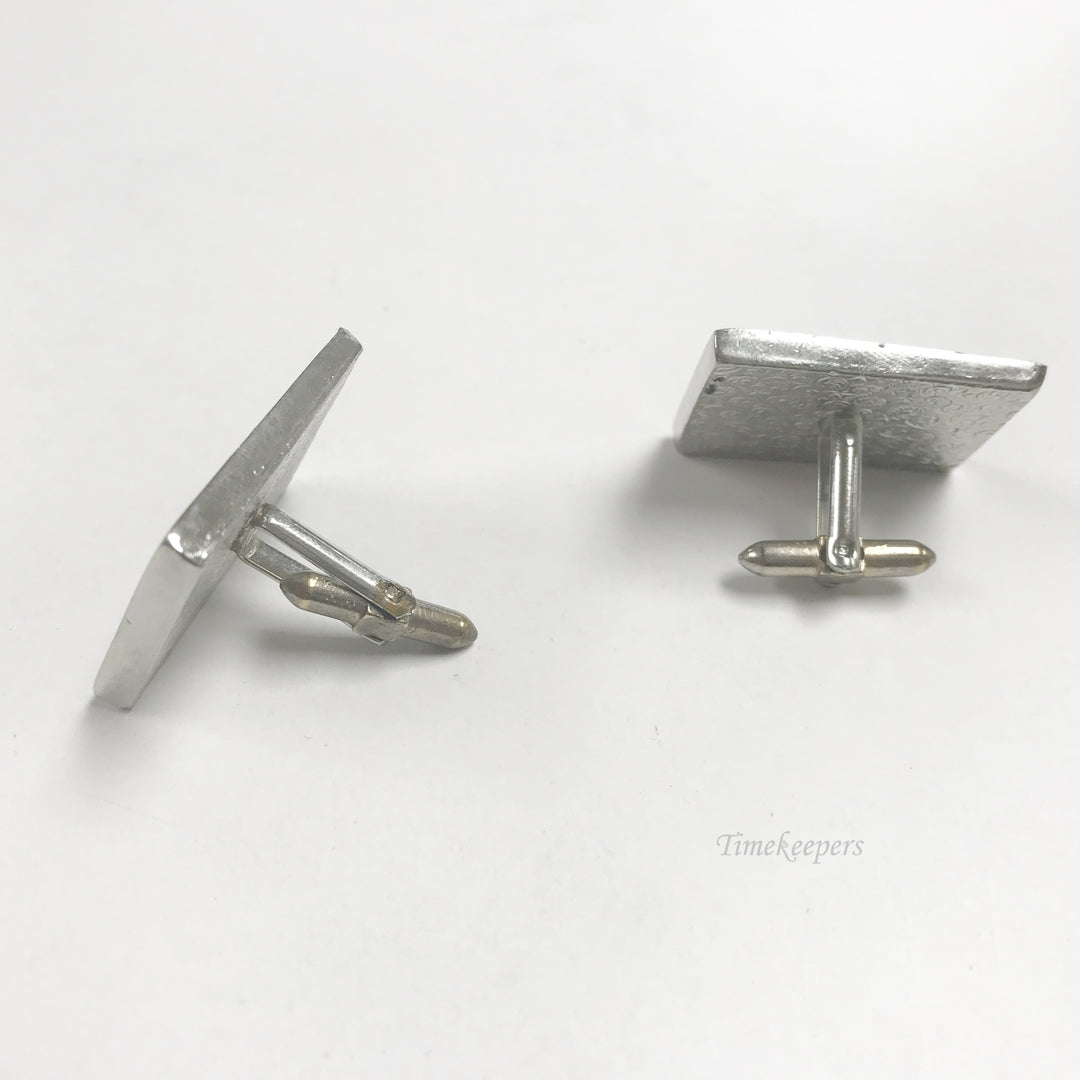 e832 Vintage Running Horse Silver Tone Cuff Links