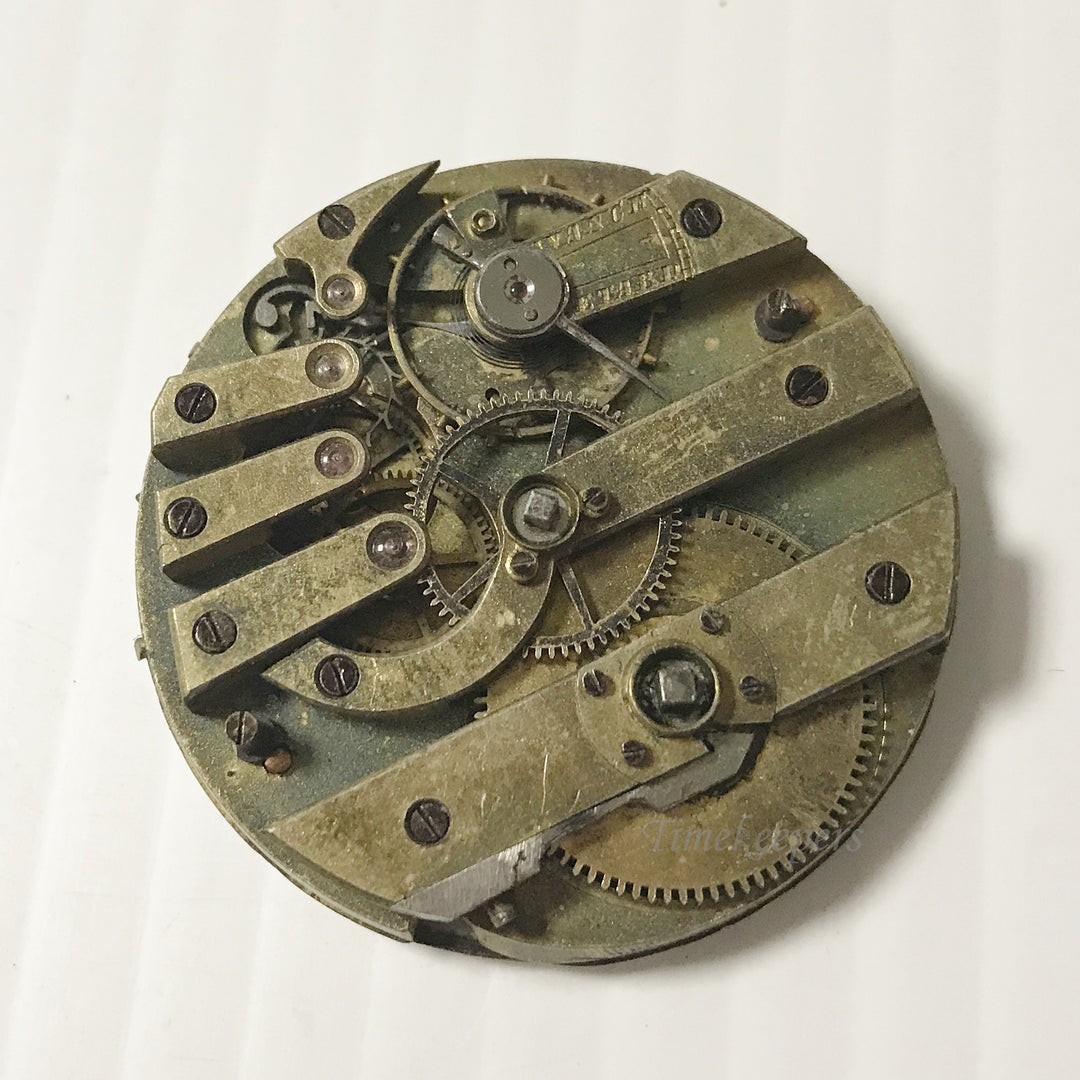 e903 Antique Jules Mathey Complete Watch Movement for Parts or Repair