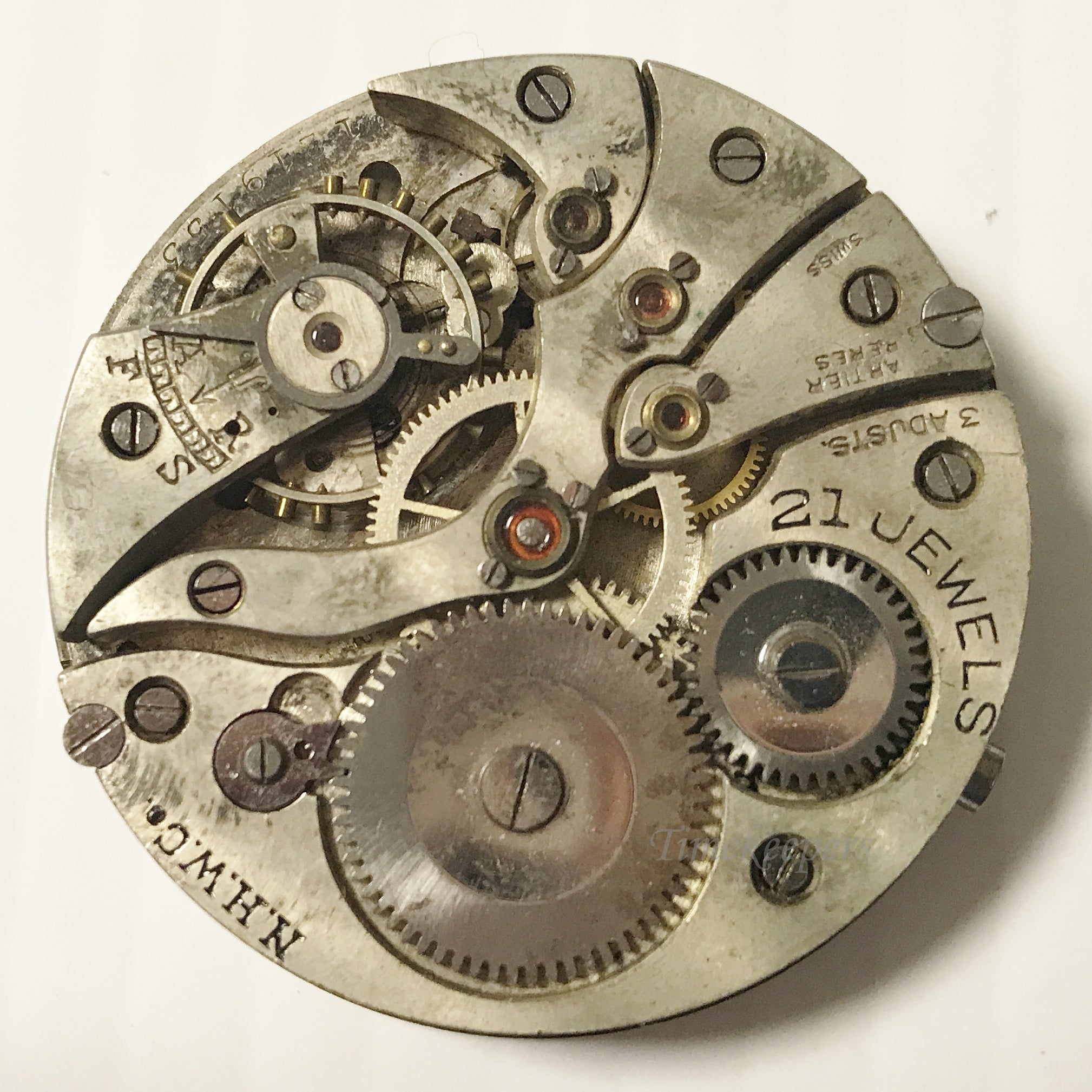 e921 Vintage N.H.W.Co Swiss Wrist Watch Movement for Parts Repair –  TimeKeepersOlive