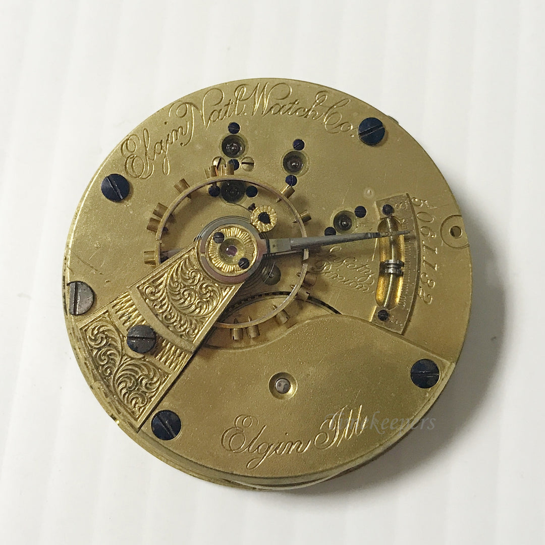 e922 Vintage Elgin  Wrist Watch Movement for Parts Repair