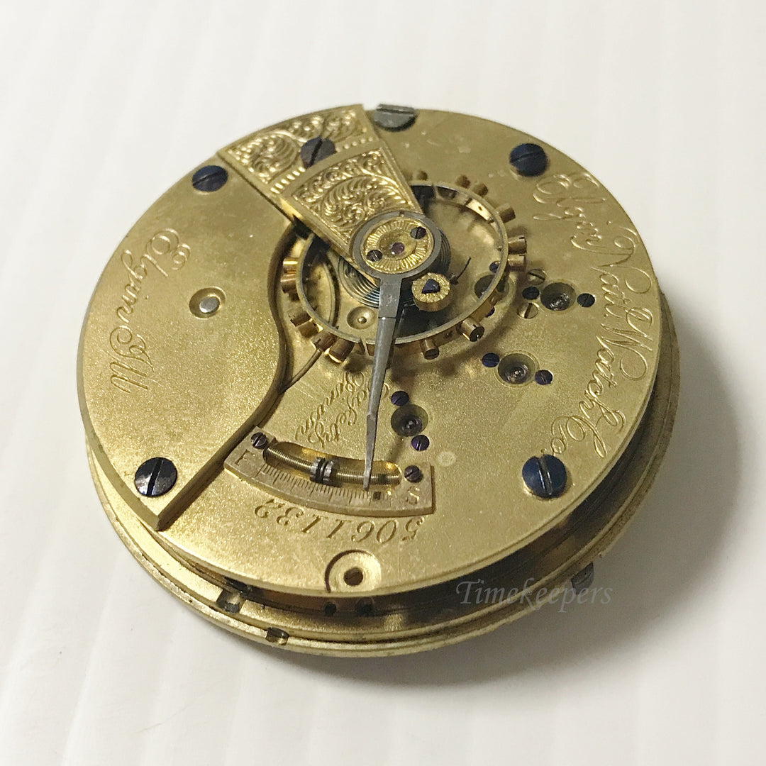e922 Vintage Elgin  Wrist Watch Movement for Parts Repair