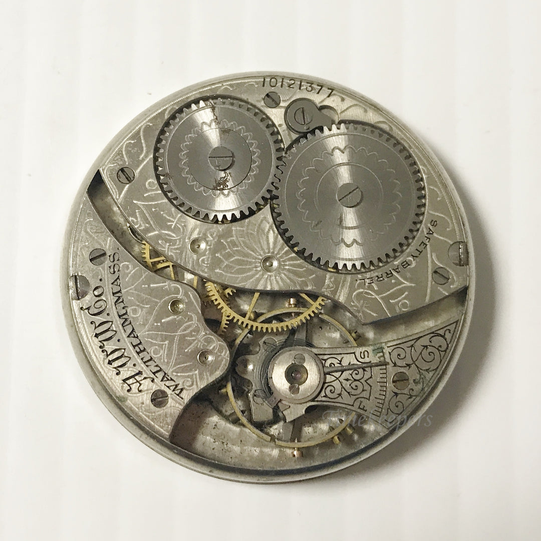 e927 Vintage Waltham Wrist Watch Movement for Parts Repair