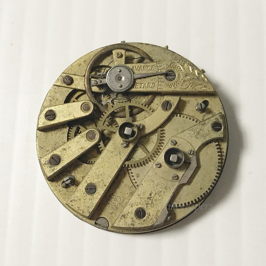 e938 Vintage Wrist Watch English Movement for Parts Repair 12S