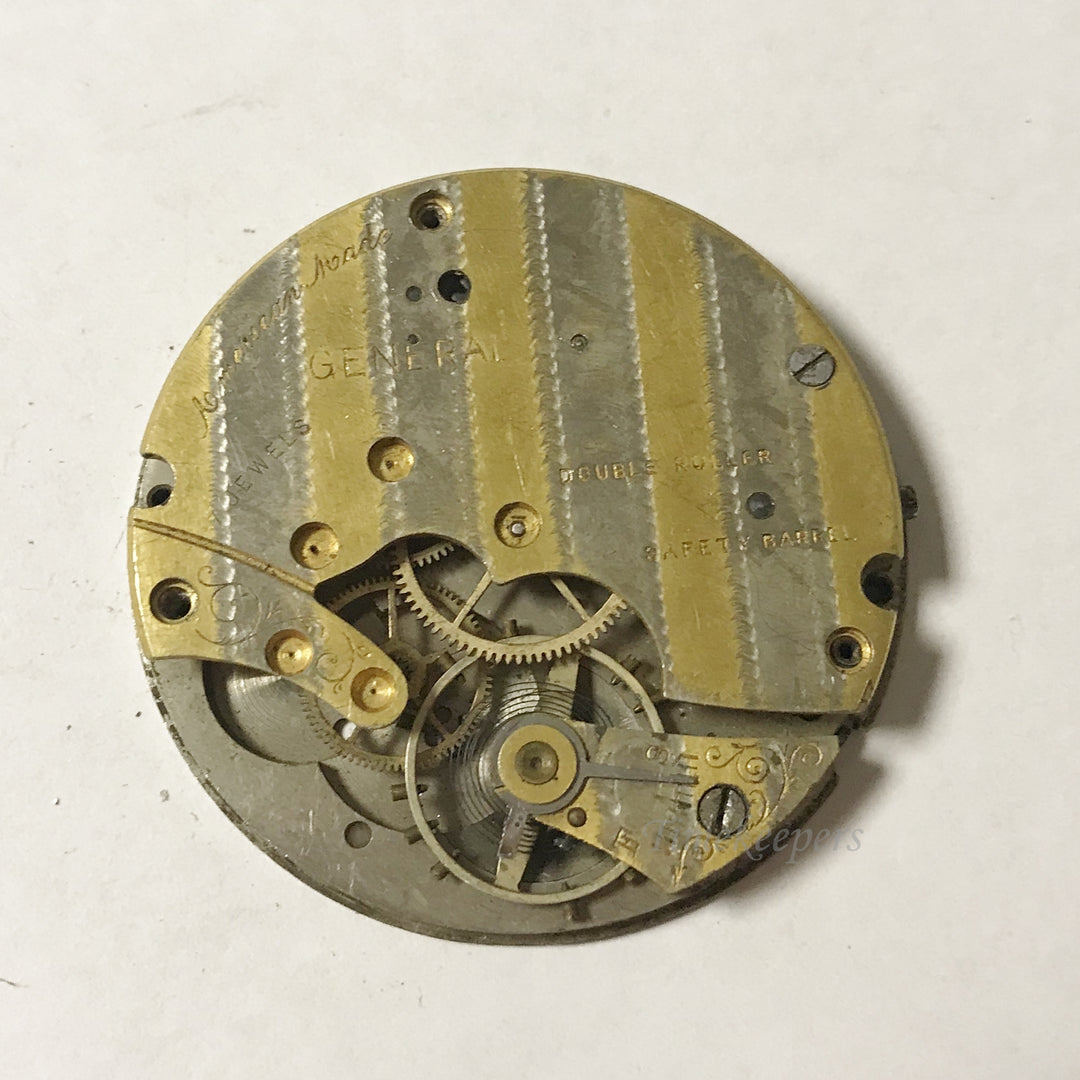 e961 Vintage General Mechanical Wrist Watch Movement for Parts Repair