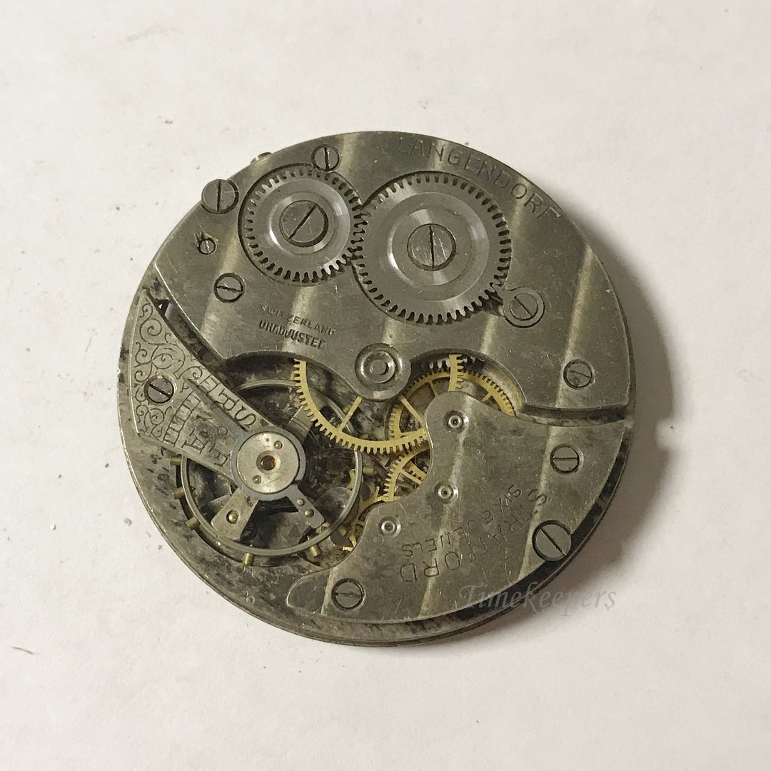 e962 Vintage Stratford Mechanical Wrist Watch Movement for Parts Repair