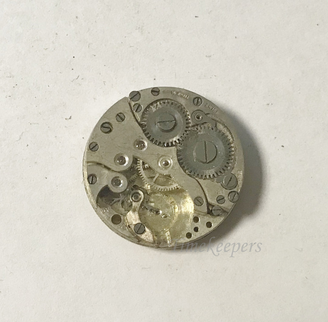 f017 Antique Swiss Watch Movement for Parts or Repair