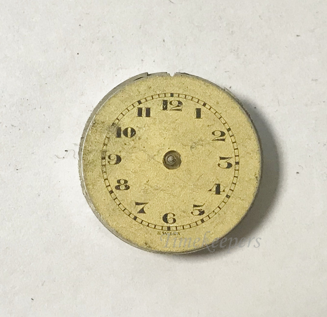 f017 Antique Swiss Watch Movement for Parts or Repair