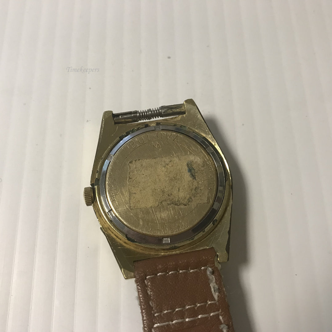 f043 Vintage Bulova Accutron Quarts Dual-Day Men's Pocket Wrist Watch