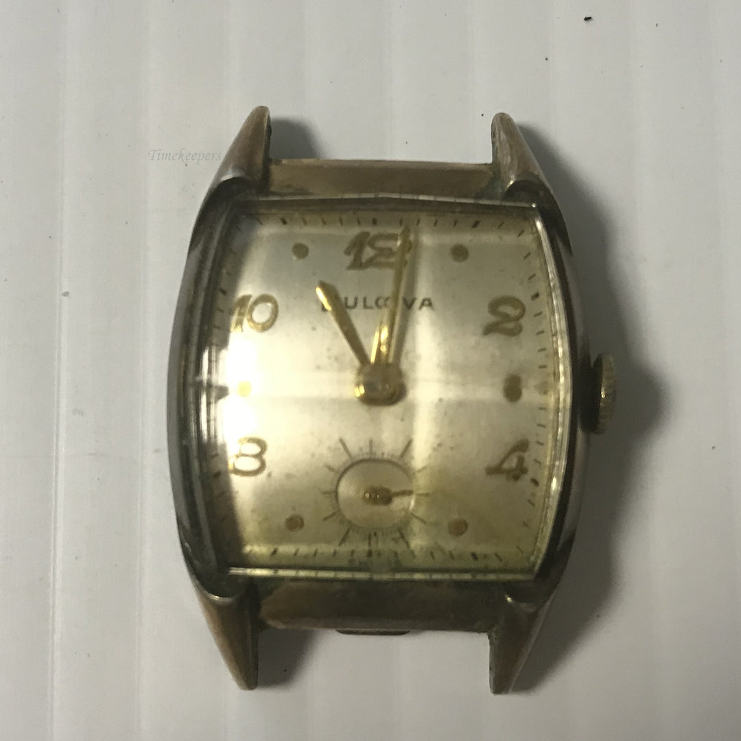 f053 Vintage Bulova Swiss 10K RGP 17J Mechanical Men's Wrist Watch