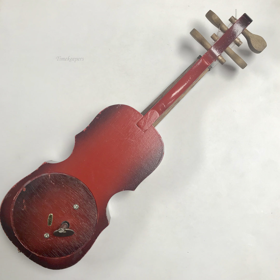 f230 Vintage Wooden Violin Music Box