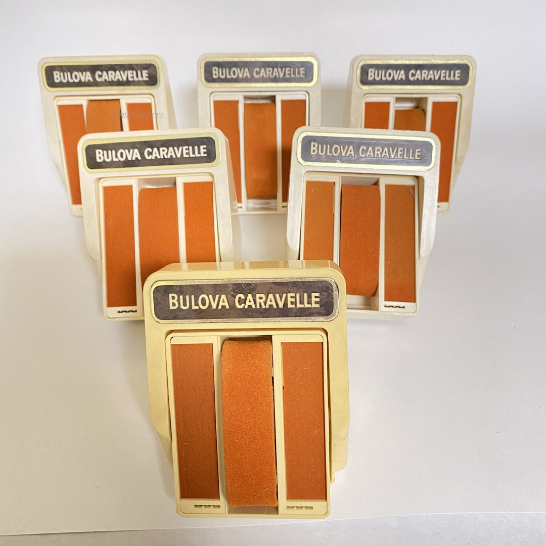 f503 Vintage Bulova Caravelle Watch Empty Display Storage Collection Box