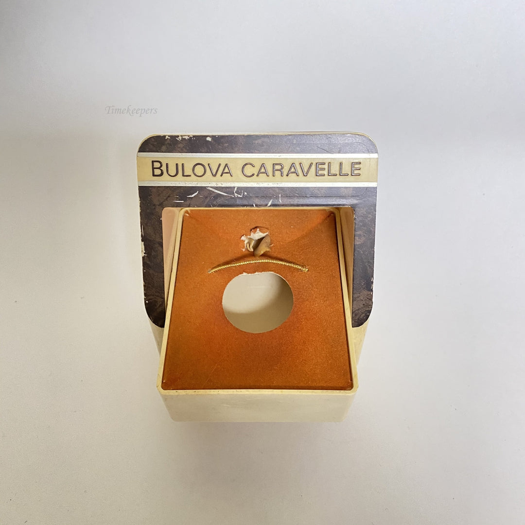 f510 Vintage Bulova Caravelle Watch Empty Display Storage Collection Box