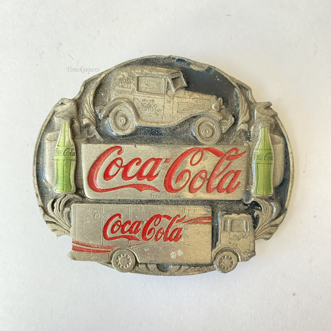 f663 Vintage Enjoy Coca-Cola Limited Edition Men's Belt Buckle