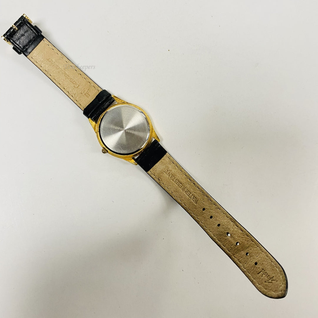 f695 Vintage GE Ebisu Quartz Japan Mov't Men's Wrist Watch Gold Tone