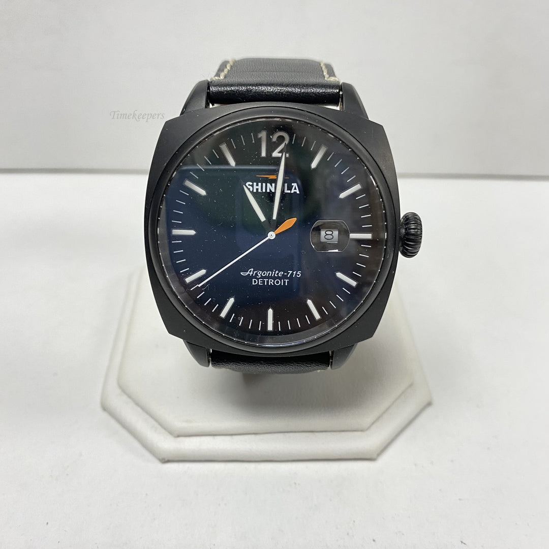 f795 Shinola Argonite 715 Water Resistant Stainless Steel Men's Wrist Watch