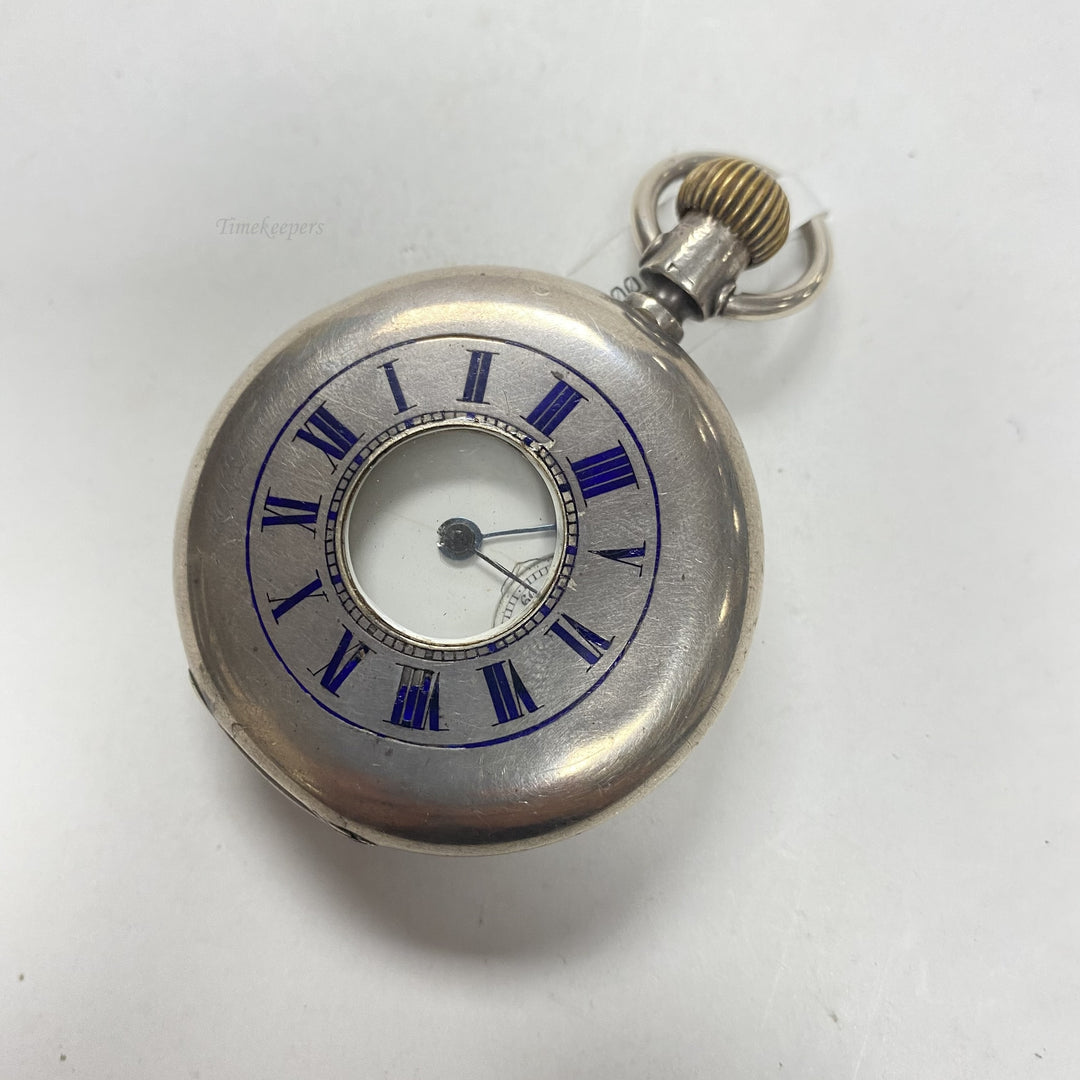 f904 Antique American Waltham Silver Tone Mechanical Pocket Watch