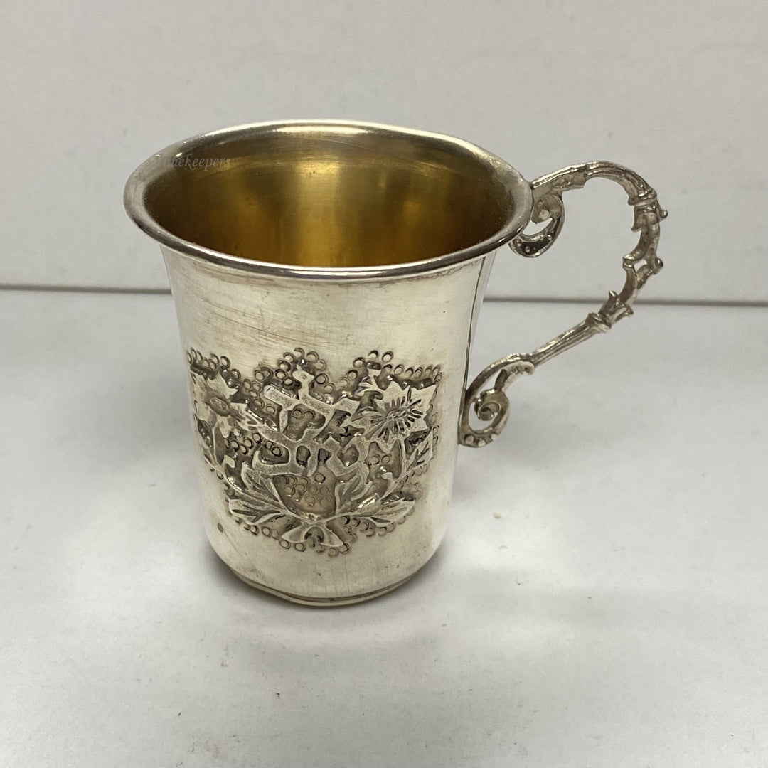 f933 Vintage Hazorfim 925 Sterling Silver Israel Kiddush Wine Cup