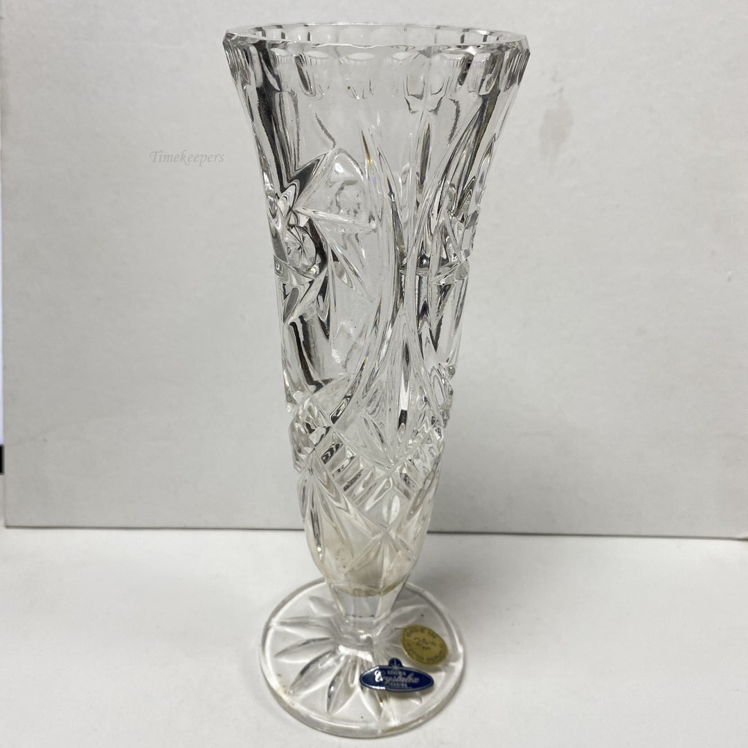 Vintage Czech Bohemia Crystal Vase