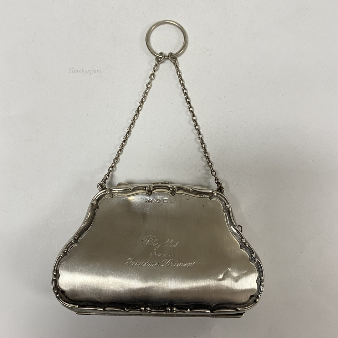 m101 Antique Silver Clutch Coin Change Cards Ladies Purse Evening Handbag