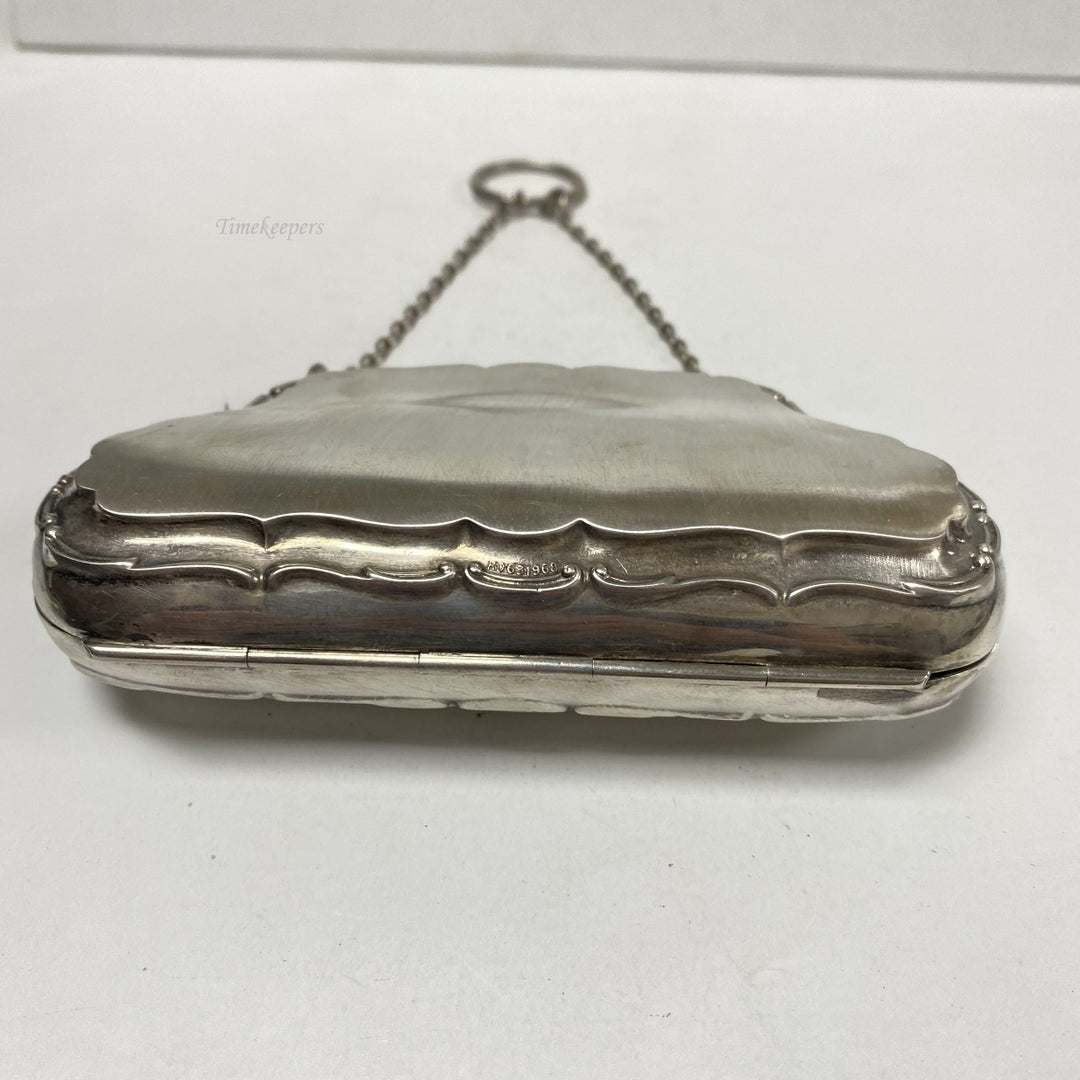 m101 Antique Silver Clutch Coin Change Cards Ladies Purse Evening Handbag