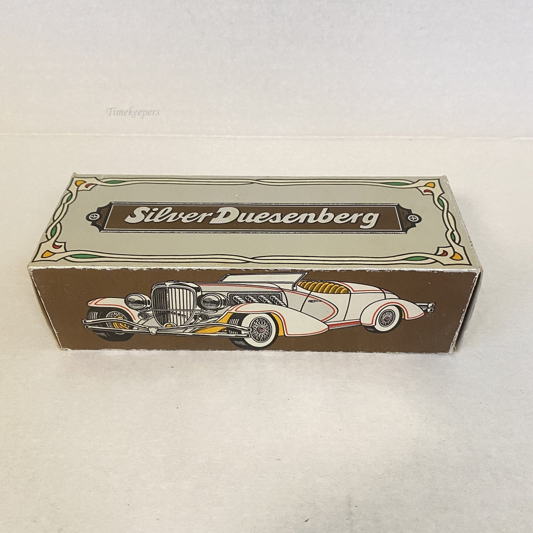 m332 Vintage Avon Collectible Silver Duesenberg Wild Country After Shave