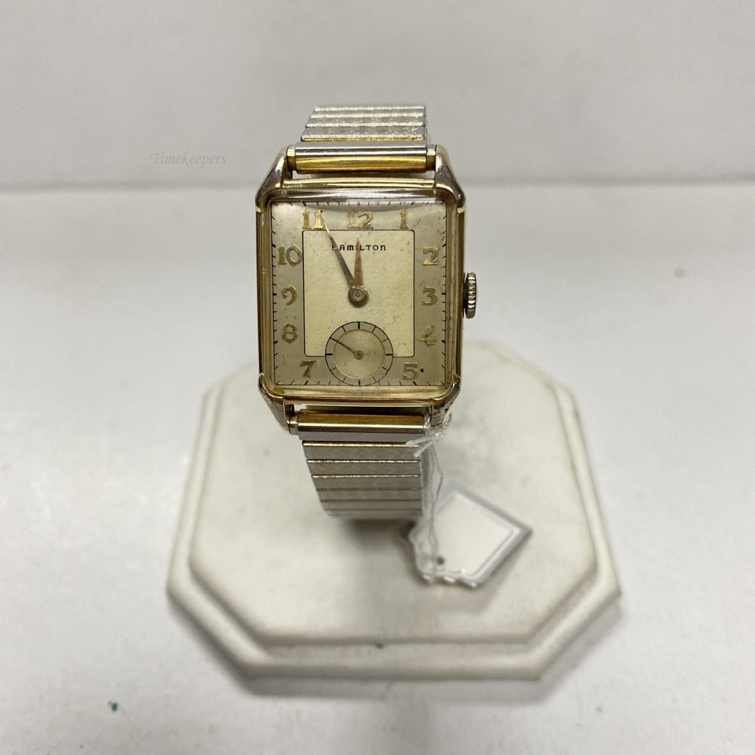 m386 Vintage Hamilton USA 10K Gold Filled 17J Men's Wrist Watch