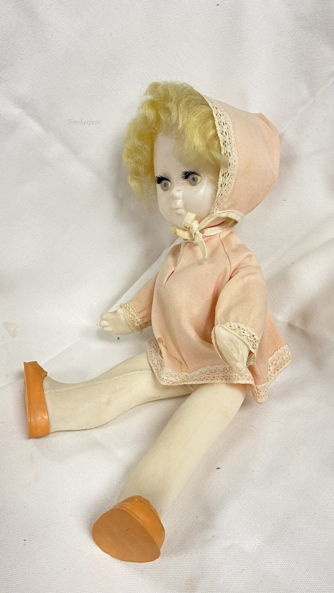 m415 Vintage Soviet USSR Toy Russian Baby Doll Hard Plastic Motion Body 1970's