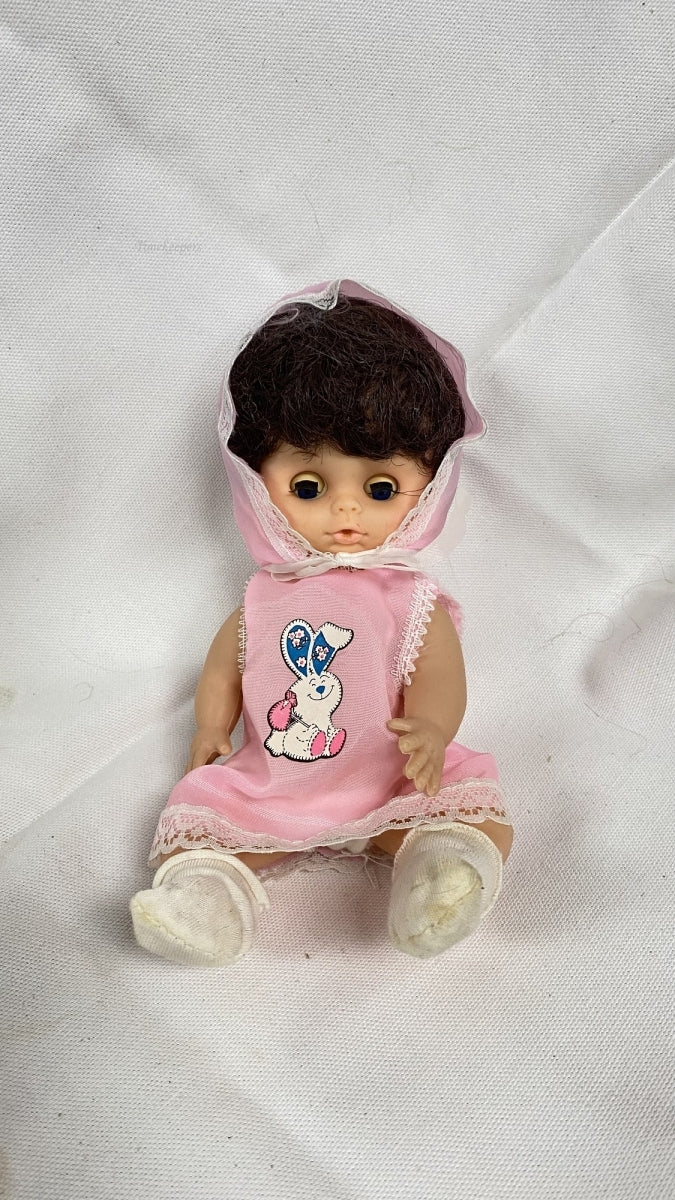 m418 Vintage Soviet USSR Baby Doll Hard Plastic Motion Body Parts Eyes 1970's