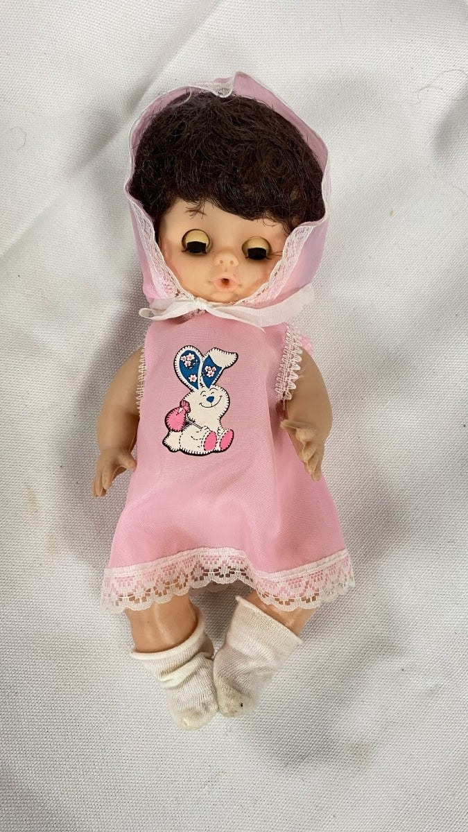 m418 Vintage Soviet USSR Baby Doll Hard Plastic Motion Body Parts Eyes 1970's