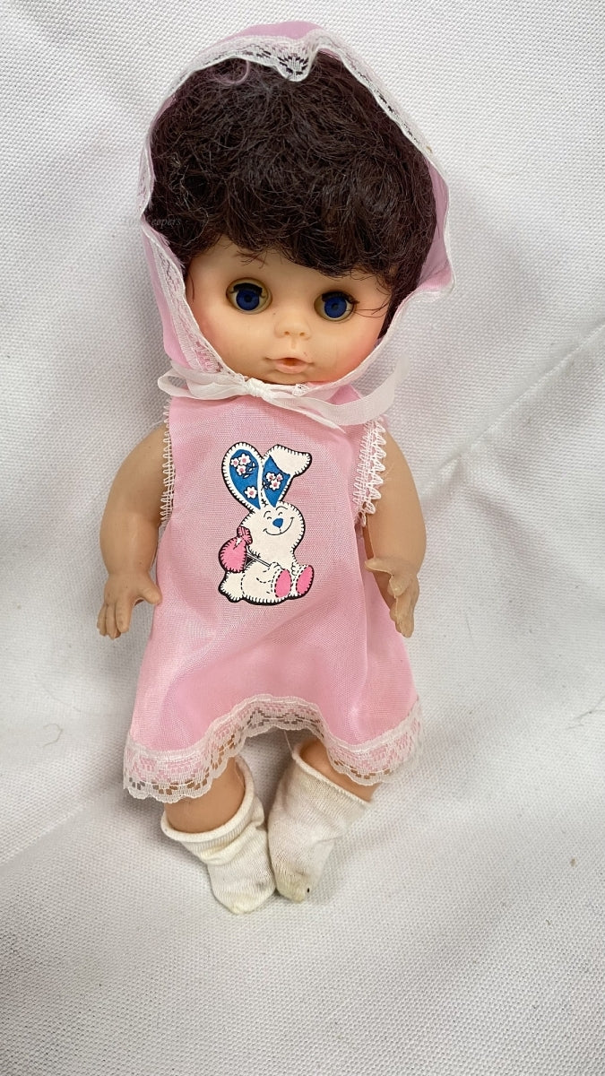 m418 Vintage Soviet USSR Baby Doll Hard Plastic Motion Body Parts Eyes 1970's