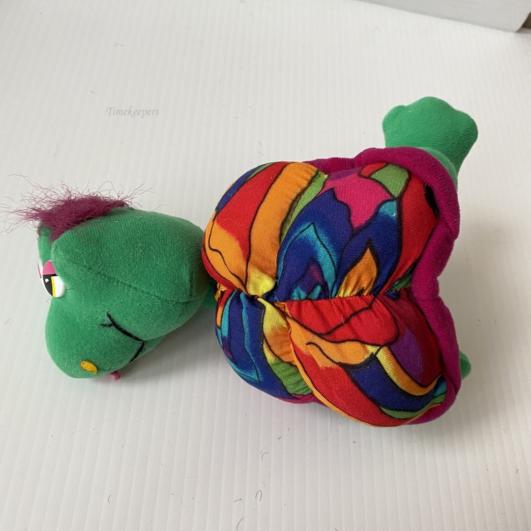 m555 Vintage Rare 1996 Funny Turtle Soft Stuffed Animal Toy Collectible