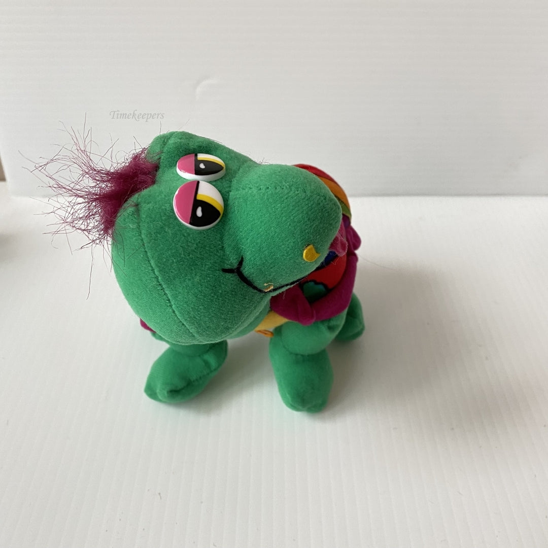 m555 Vintage Rare 1996 Funny Turtle Soft Stuffed Animal Toy Collectible