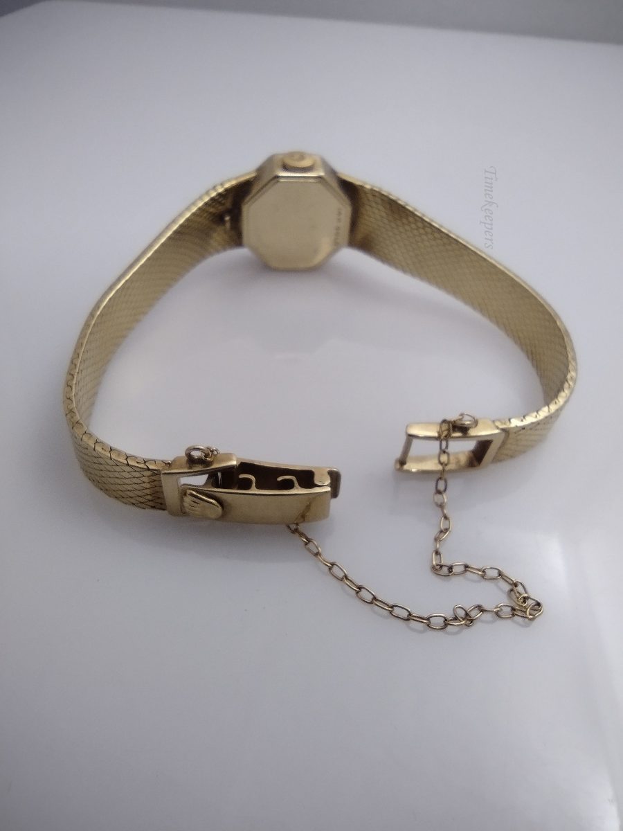 k598 Beautiful Octagon Shaped Ladies Vintage 14kt Yellow Gold Rolex –  TimeKeepersOlive