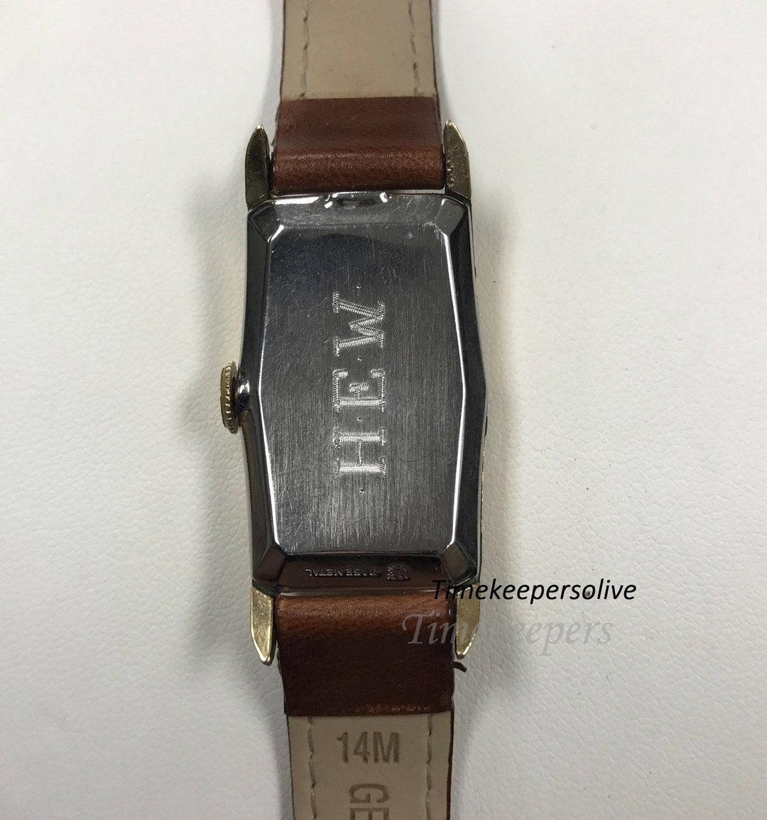 a251 Vintage Original Elgin USA Base Metal Hand-Winding Wrist Watch