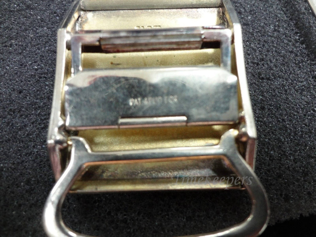b019 Vintage Gold Filled Belt Buckle Set