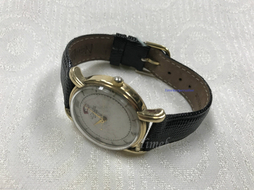 c556 Vintage Rare 1950's LeCoultre Futurematic Automatic 10k Gold Filled Men's Watch