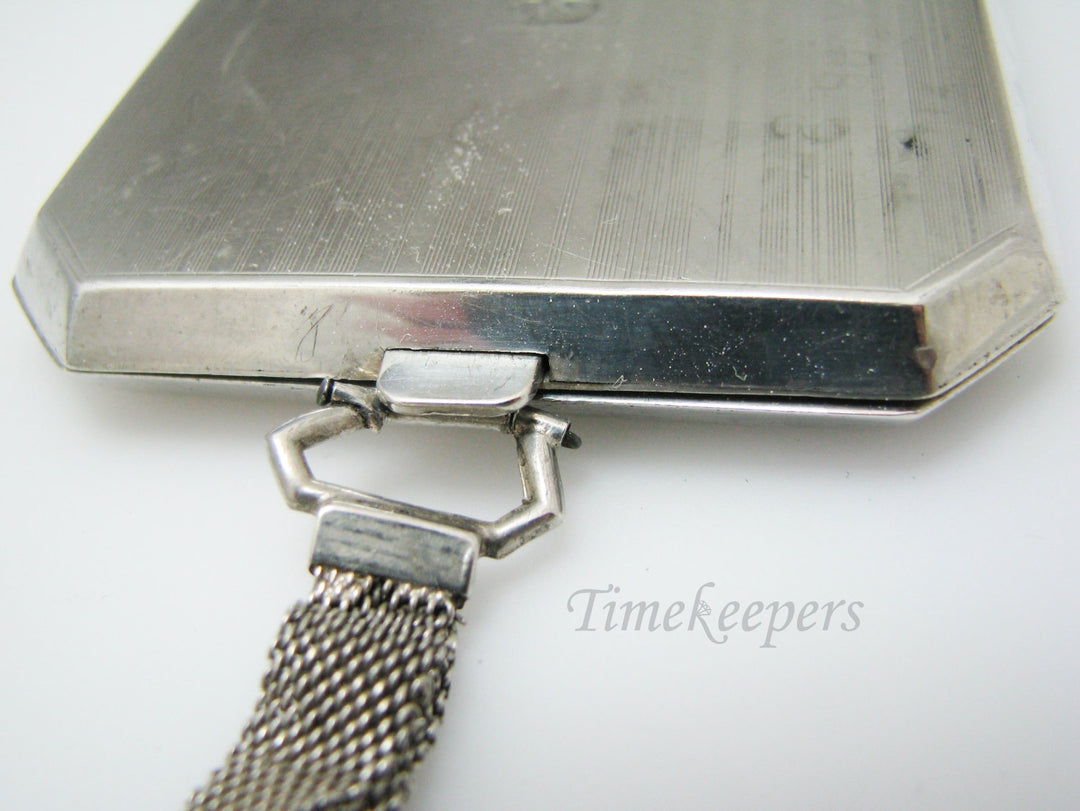 a989 Vintage Sterling Silver Engraved Wristlet Wallet