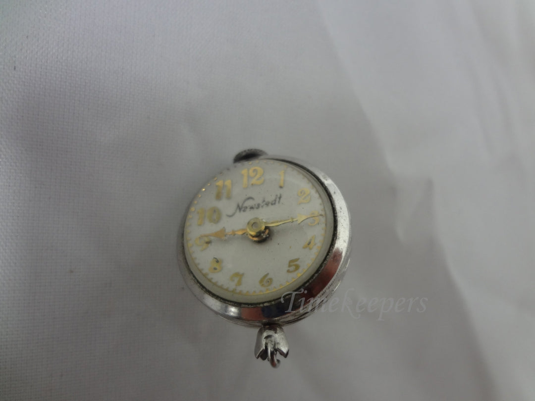 a535 Vintage Original Newstedt Imperial 1740 Ball Pendant Pocket Watch