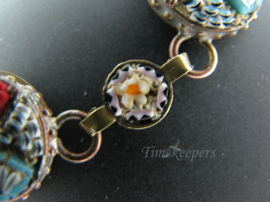 c444 Vintage Women's Micro Mosaic Bracelet