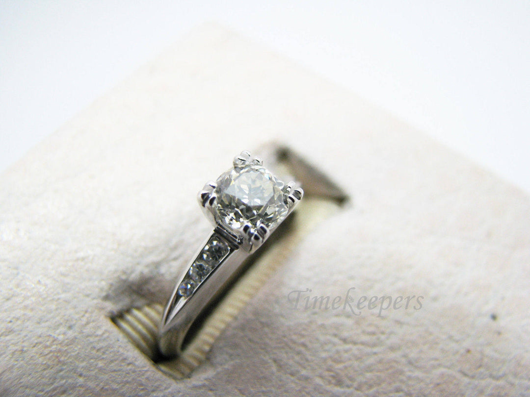 a1069 Beautiful Multi Diamond Engagement Ring in 14k White Gold