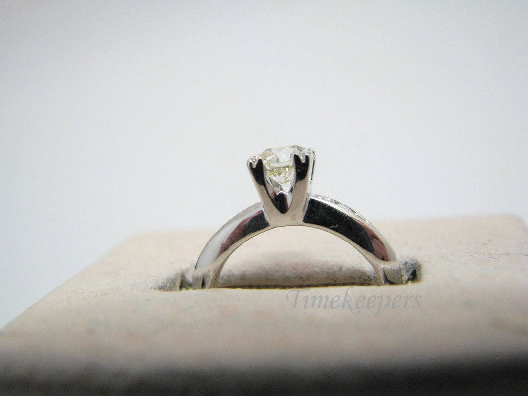 a1069 Beautiful Multi Diamond Engagement Ring in 14k White Gold