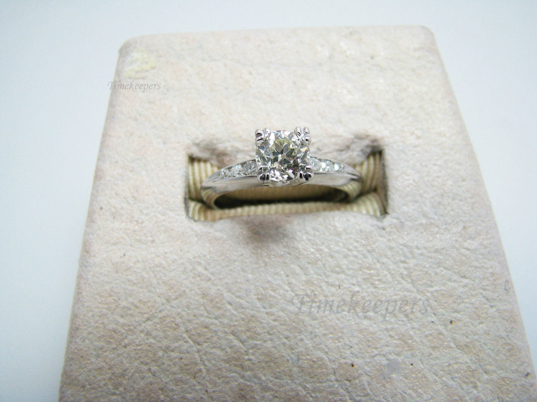 a1069 Beautiful Multi Diamond Engagement Ring in 14k White Gold