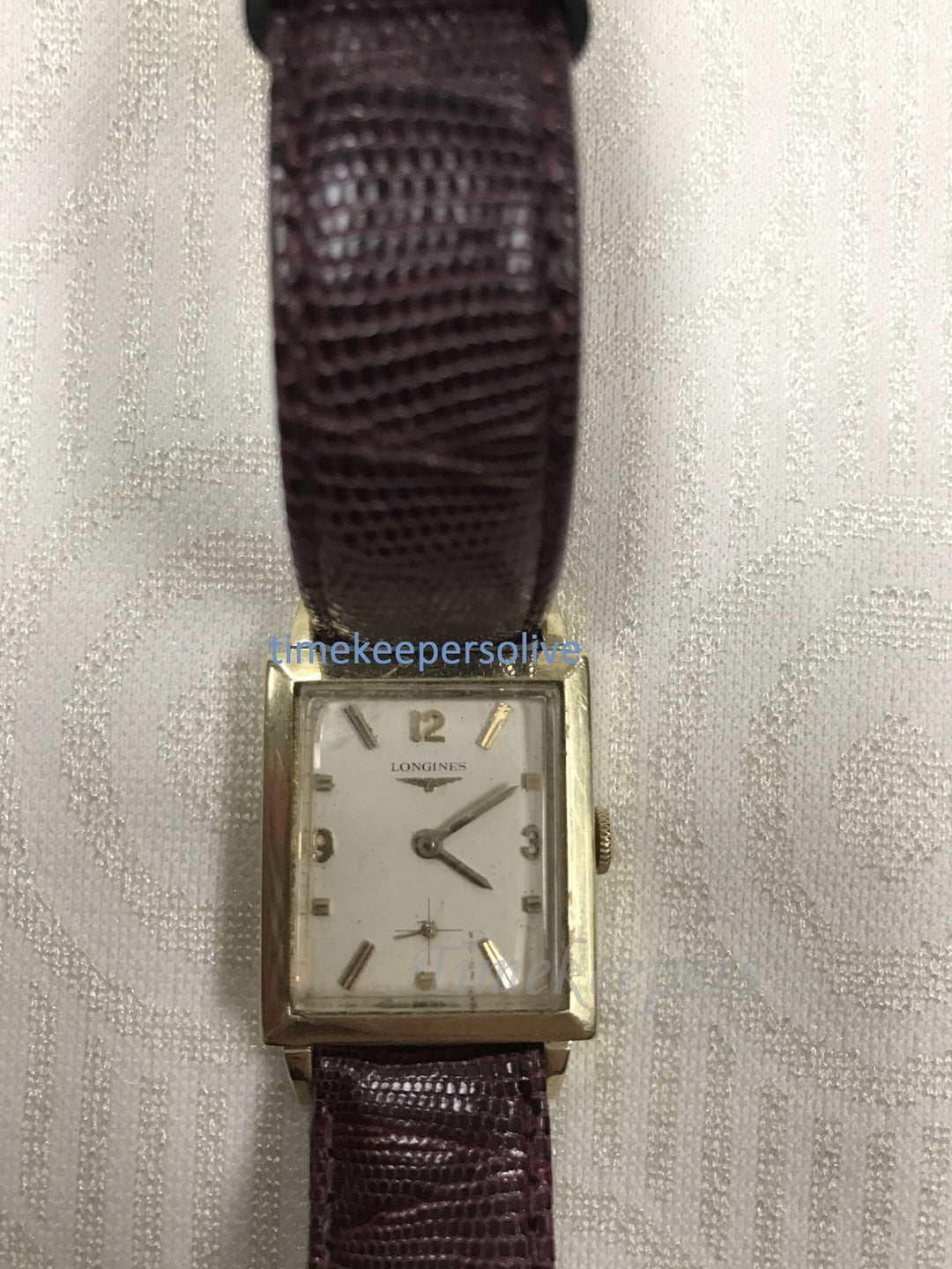 a818 Vintage Unique Elegant Unisex 1950s Longines 14K Gold Genuine 17J Watch