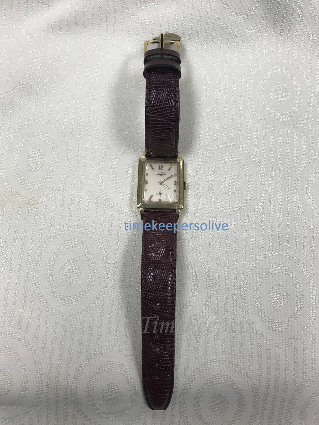 a818 Vintage Unique Elegant Unisex 1950s Longines 14K Gold Genuine 17J Watch
