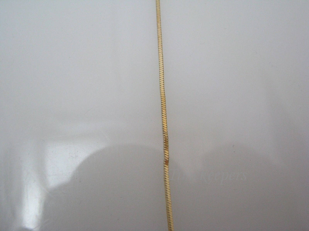 a444 Sterling Silver Chain with Gold Wash