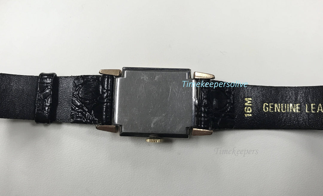 a258 Vintage Original Clinton Swiss Stainless Steel 17J Mechanical Wrist Watch