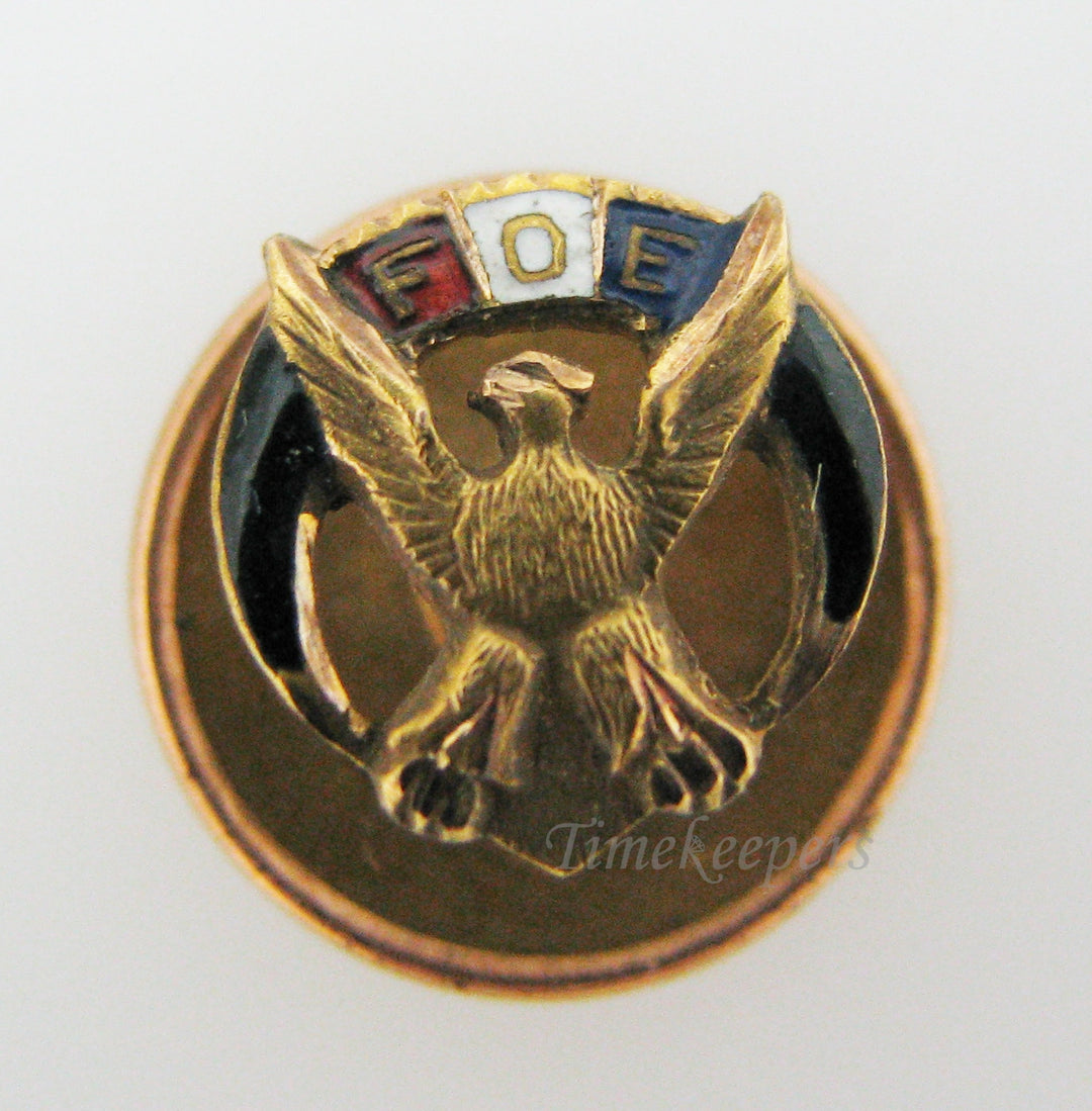a308 Vintage Collectible Fraternal Order of Eagles Lapel Pin