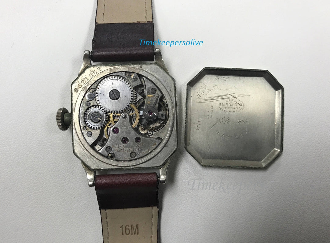 a215 Vintage Original Swiss 14K Gold Filled 15J 10 1/2 Mechanical Wrist Watch